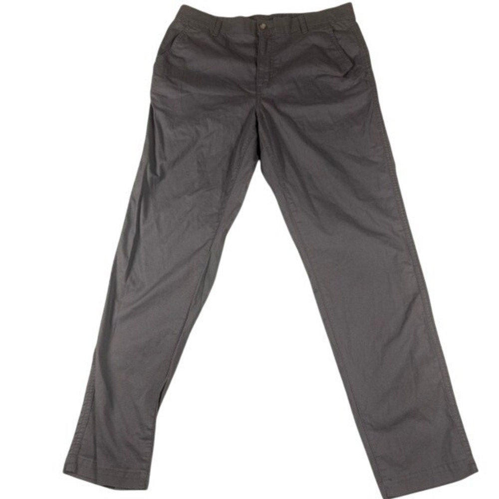 Eddie Bauer Pants Mens 36x32 Charcoal Grey Horizon Guide Ripstop Straight Leg‎